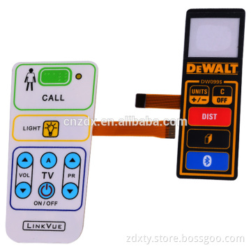 2018 new hot sales touch screen keyboard membrane switch